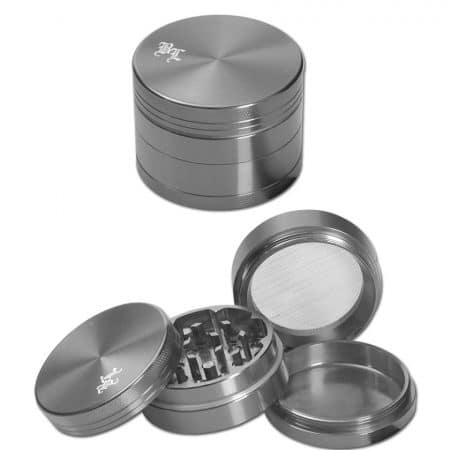 "BL" Grinder 4-part anodized - Silver