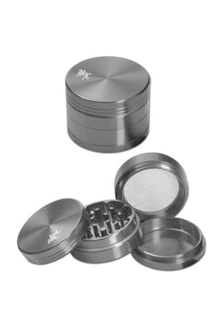 "BL" Grinder 4-part anodised - Silver