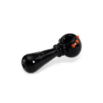 glass pipe with orange dots