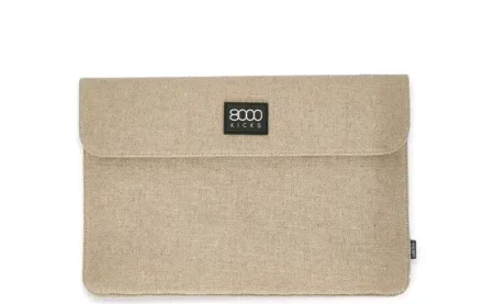 8000Kicks Hemp Θήκη για Laptop Μεγάλη Μαύρο