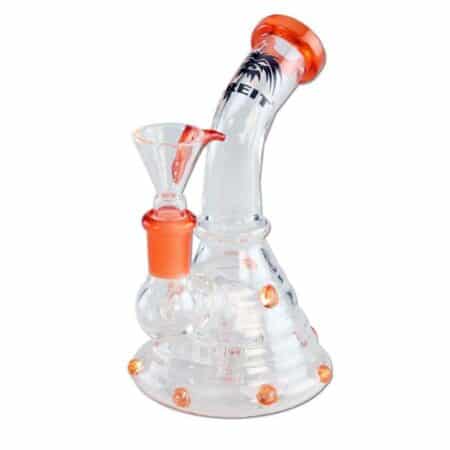 Pimple Bong with Drum Percolator Orange
