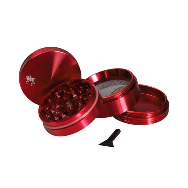 grinder-4part-alu-red-open