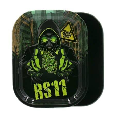 Thin Box Rolling Tray With Storage RS11