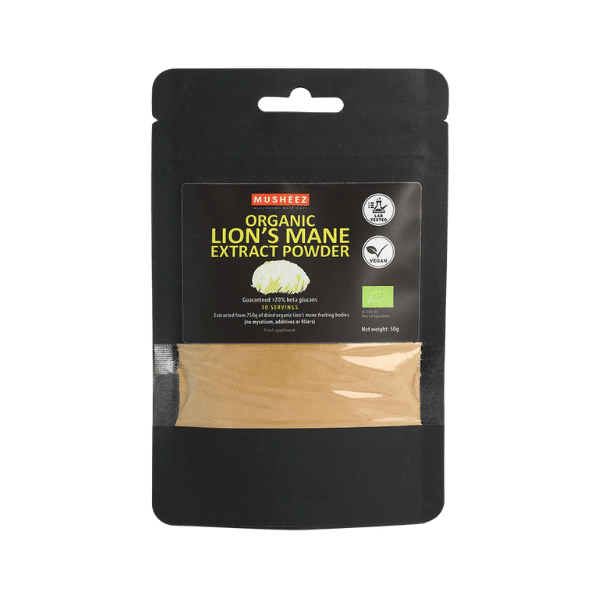 organic-lions-mane-powder Σκόνη Εκχυλίσματος Lion's Mane